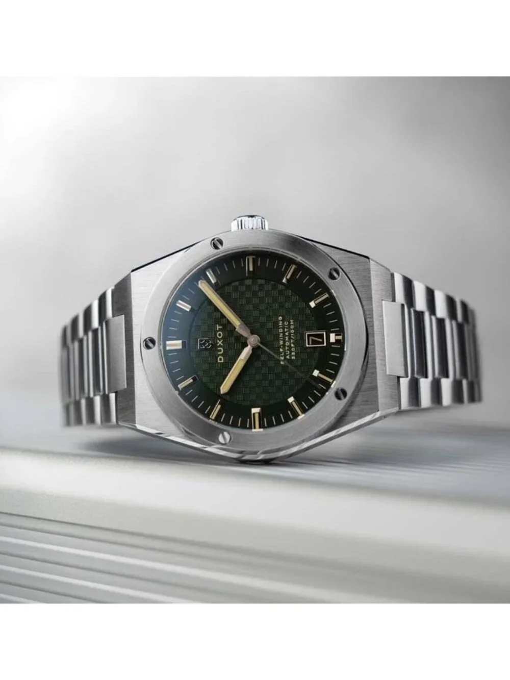 NWT Duxot Bastia Automatic Green Dial Men's Watch